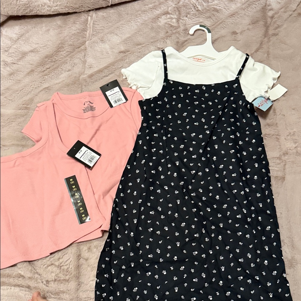 Target brand dress, short sleeve shirt and tank top Bundle.